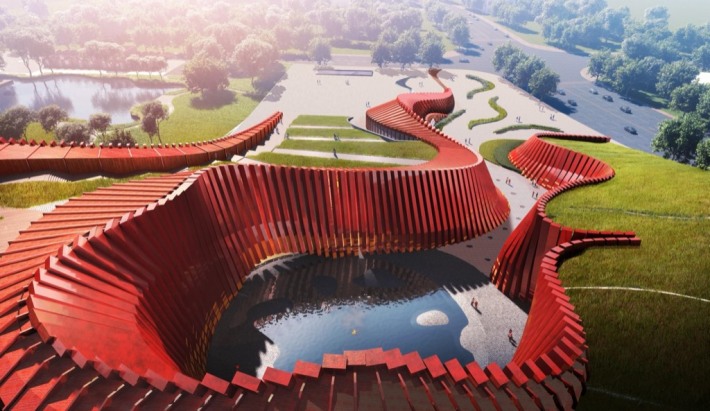 Guizhou Changzheng Culture Digital Art Museum (Red Ribbon) 6