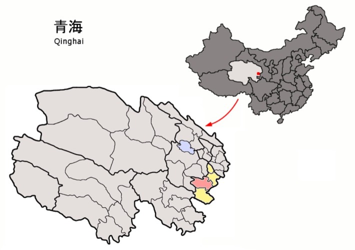 Xingfu Mountain Scenic Area in Zeku County