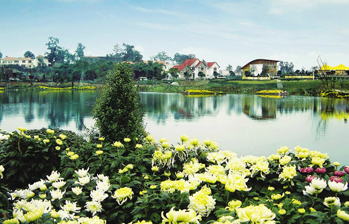 Three Sacred Flower Township