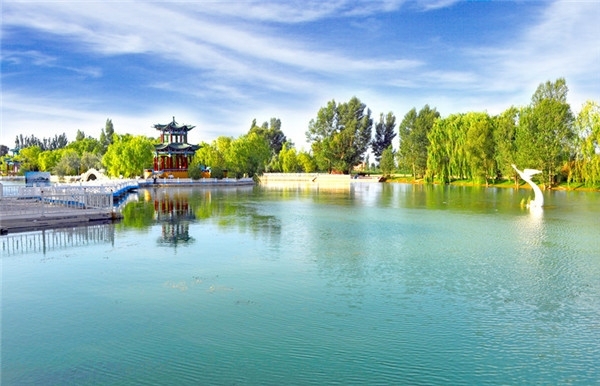 Linze Liusha River Tourism Area