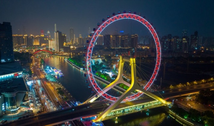 "Eye of Tianjin" Ferris wheel
