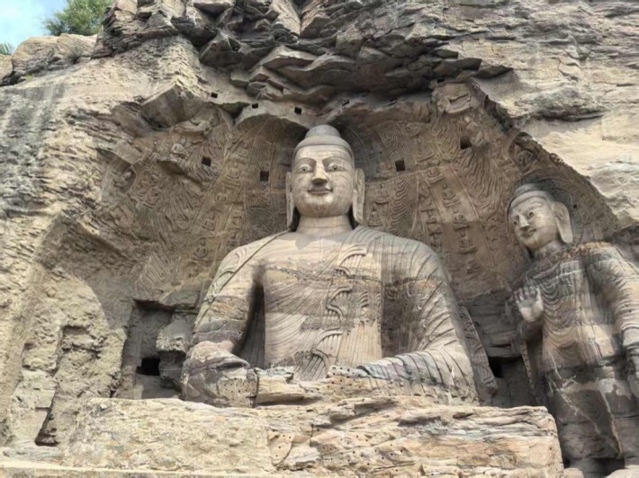 Yungang Grottoes Open-air Buddha
