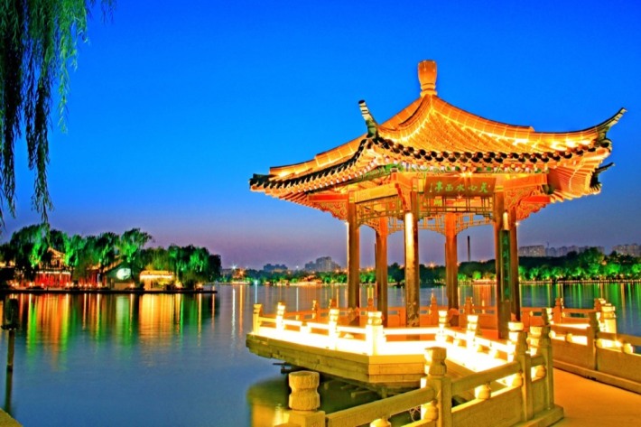 Tianxin water surface