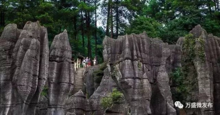 Wansheng Longlin Shihai (Dragon Scale Stone Sea / Wansheng Stone Forest)