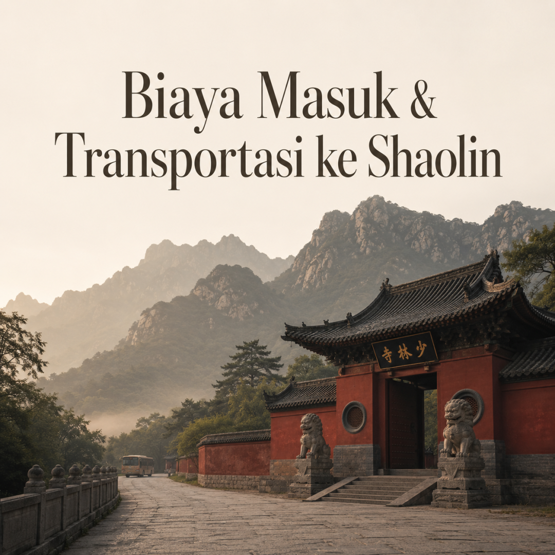 Biaya Masuk dan Transportasi ke Shaolin 🏯 Tiket masuk