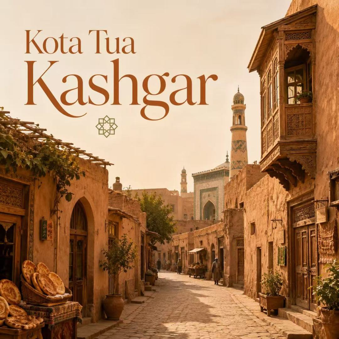 Kota Tua Kashgar – nuansa Timur Tengah di China