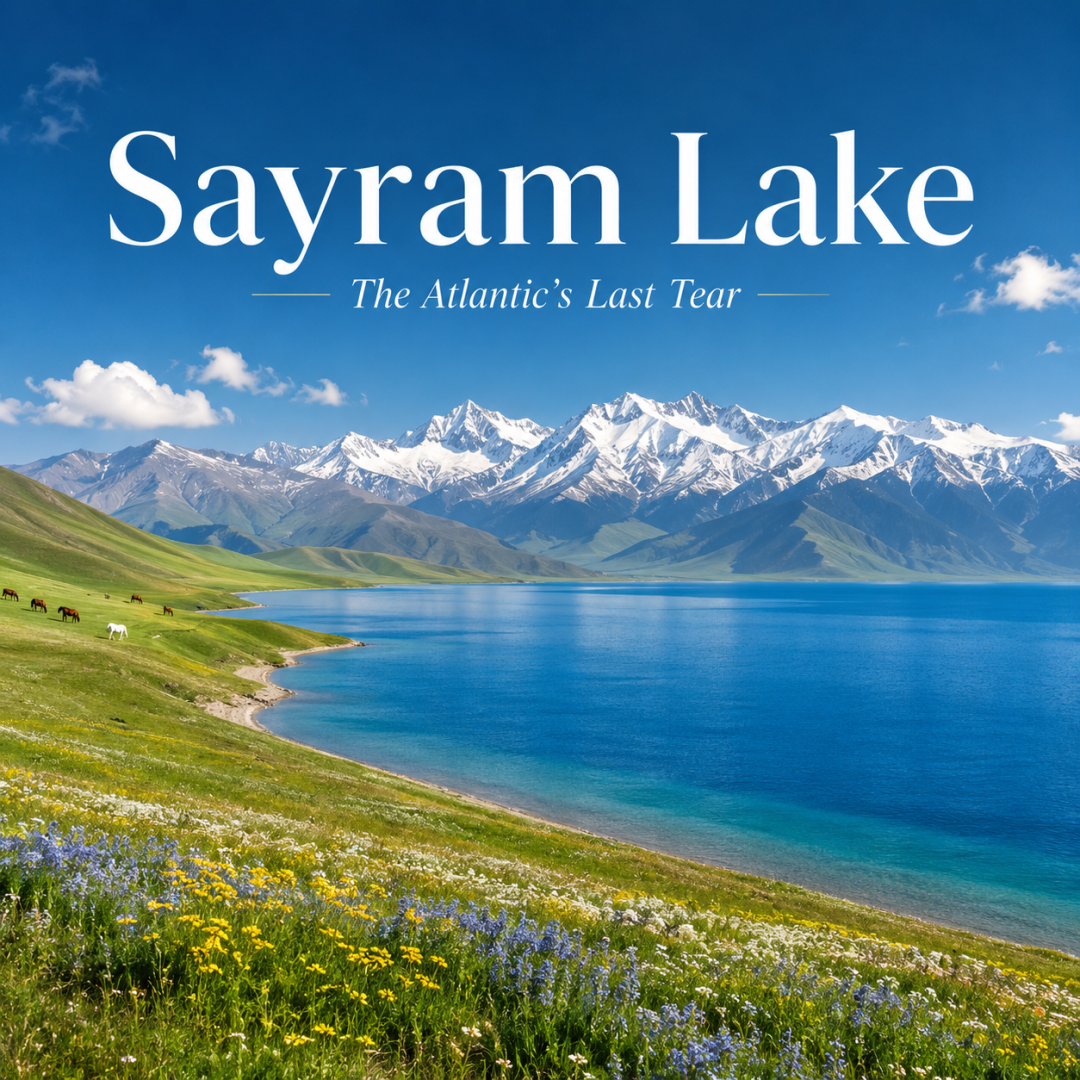 Sayram Lake – the Atlantic’s last tear 💧 High in the