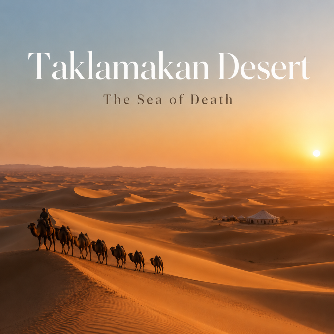 Taklamakan Desert – the sea of death 🐫 One of