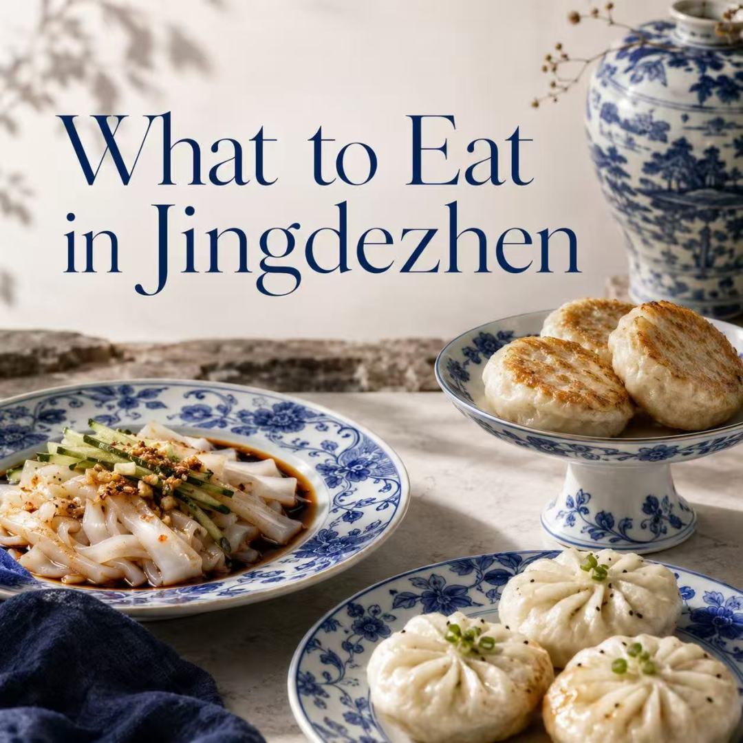 What to Eat in Jingdezhen – Leng Fen, Jiao Zi Ba, Jian