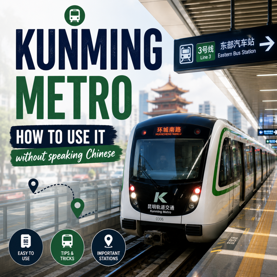 Kunming Metro — how to use it without speaking Chinese