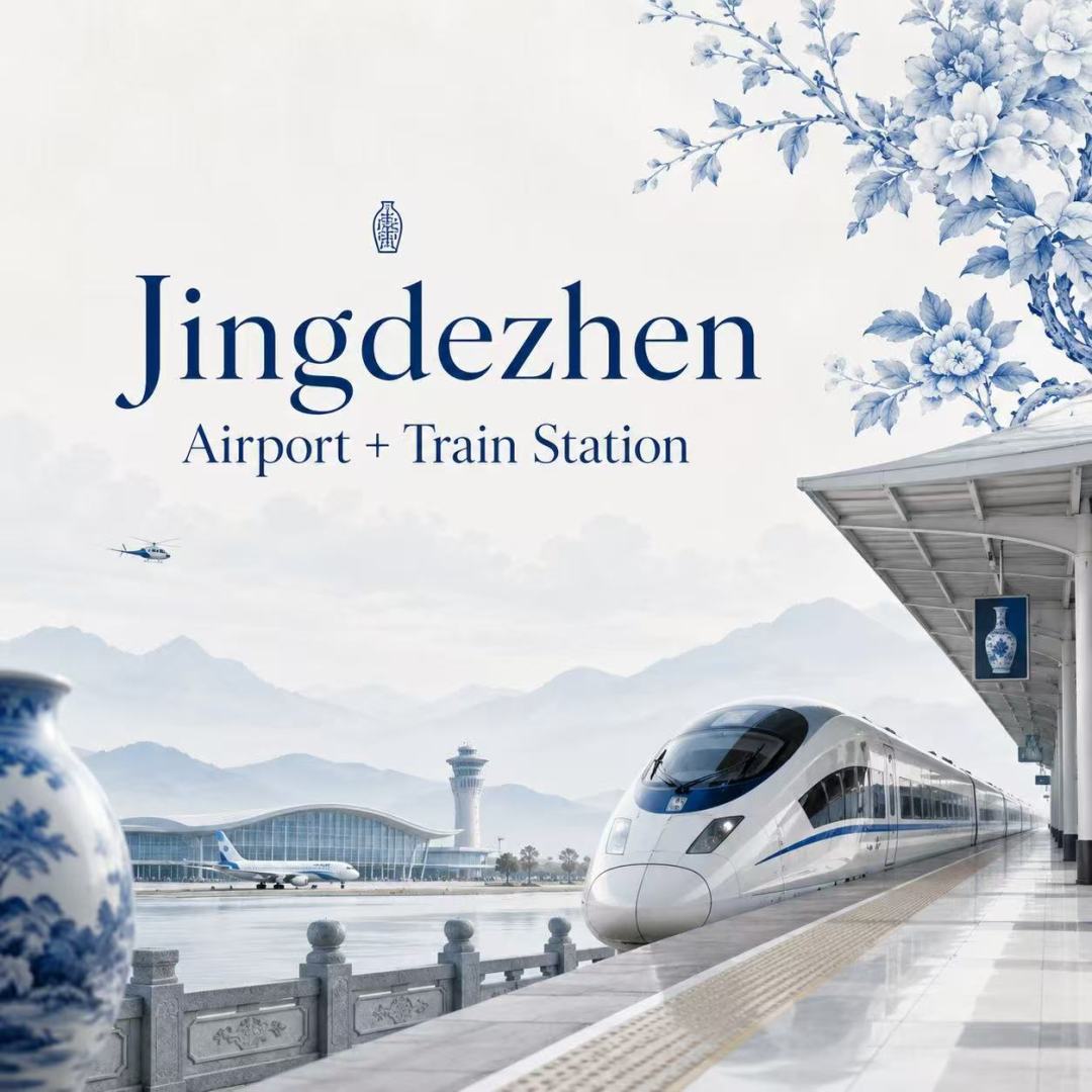 Jingdezhen Airport + Train Station – Your Arrival